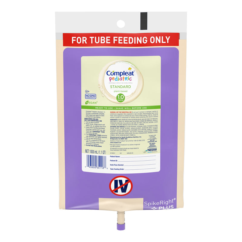 Pediatric Tube Feeding Formula Compleat Pediatric Standard 1.0 00043900406060