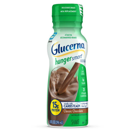 Oral Supplement Glucerna Hunger Smart Shake Rich Chocolate Flavor Liquid