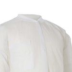 Lab Coat McKesson White Large / X-Large Knee Length Spunbond Polypropylene Disposable | SurgiMac Dental Supply