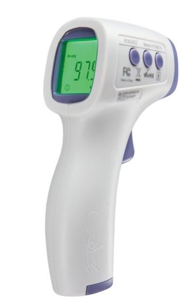 Non-Contact Skin Surface Thermometer HoMedics Infrared Skin Probe Handheld