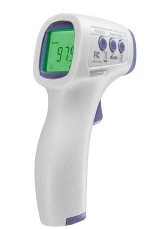 Non-Contact Skin Surface Thermometer HoMedics Infrared Skin Probe Handheld | SurgiMac Dental Supply