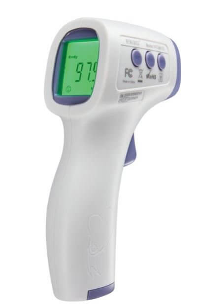 Non-Contact Skin Surface Thermometer HoMedics Infrared Skin Probe Handheld | SurgiMac Dental Supply