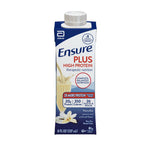 Oral Supplement Ensure Plus High Protein Therapeutic Nutrition Shake Vanilla Flavor Liquid 68234