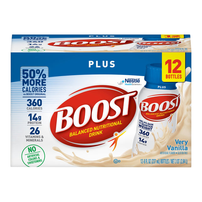 Nestle | Oral Supplement Boost Plus Very Vanilla Flavor Liquid | 00041679281871-1