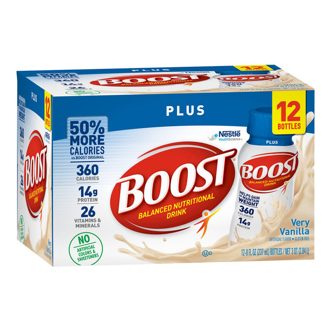 Nestle | Oral Supplement Boost Plus Very Vanilla Flavor Liquid | 00041679281871-1