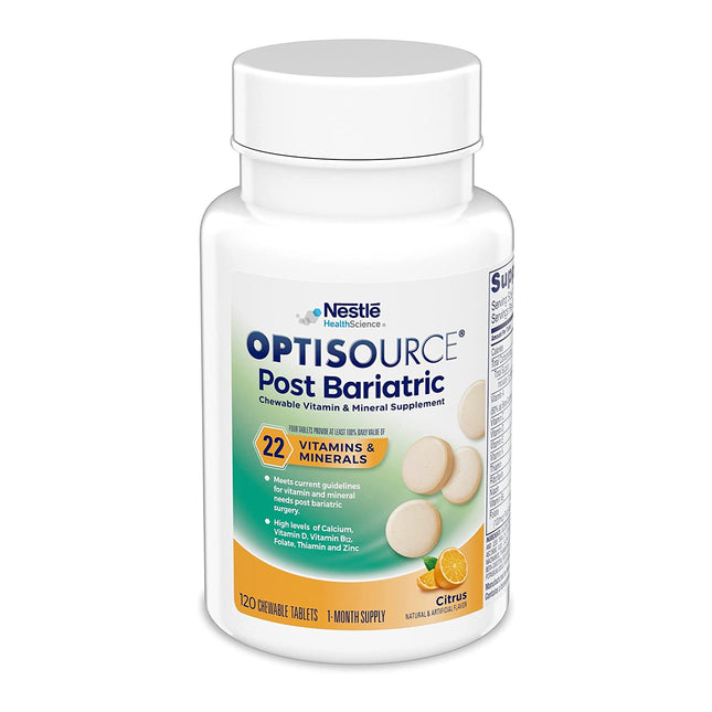 Nestle | Vitamin And Mineral Supplement Optisource Chewable Tablet CS/12 | 00043900508269