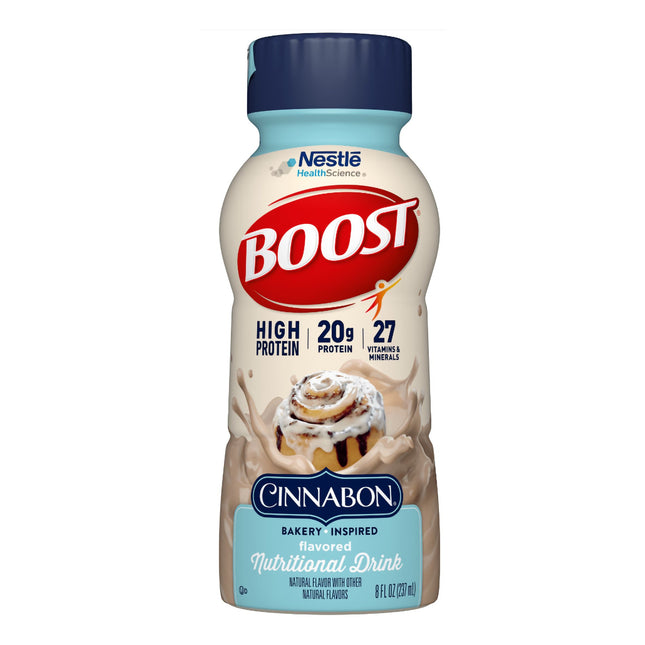 Nestle | Oral Supplement Boost High Protein Cinnabon Flavor Liquid CS/24 | 00041679530641