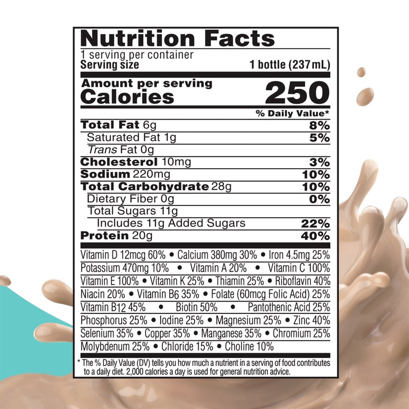 Oral Supplement Boost High Protein Cinnabon Flavor Liquid CS/24 00041679530641