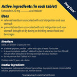 Antacid Pepcid AC Maximum Strength 20 mg Strength Tablet 25 per Box 16837085514