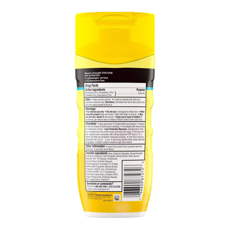 Sunscreen Neutrogena Beach Defense SPF 70 Lotion 6.7 oz. Bottle | SurgiMac Dental Supply