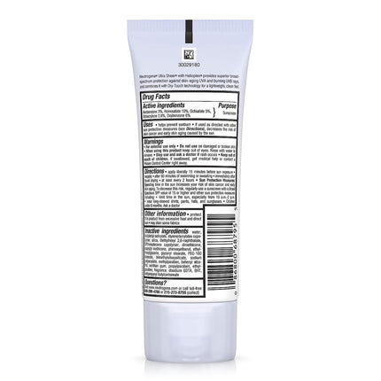 Sunscreen NeutrogenaUltra Sheer Dry Touch SPF 45 Lotion 3 oz. Tube