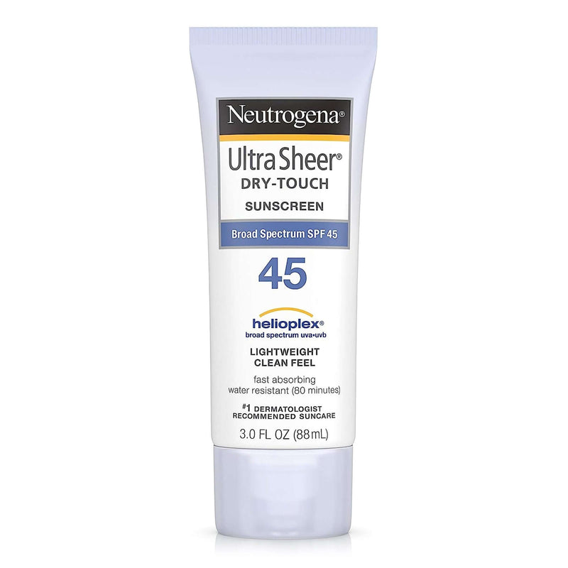 Sunscreen NeutrogenaUltra Sheer Dry Touch SPF 45 Lotion 3 oz. Tube | SurgiMac Dental Supply
