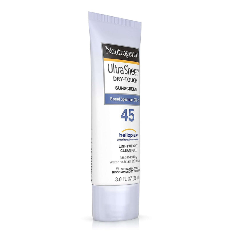 Sunscreen NeutrogenaUltra Sheer Dry Touch SPF 45 Lotion 3 oz. Tube | SurgiMac Dental Supply