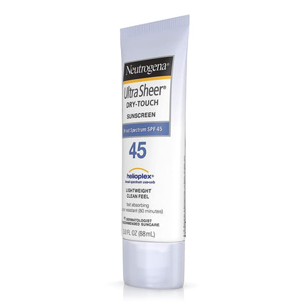 Sunscreen NeutrogenaUltra Sheer Dry Touch SPF 45 Lotion 3 oz. Tube