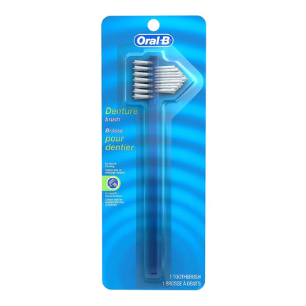 Denture Brush Oral-B 2-Sided Bristle Blue