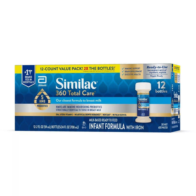 Infant Formula Similac 360 Total Care Bottle Liquid Iron CS/48 68136-1