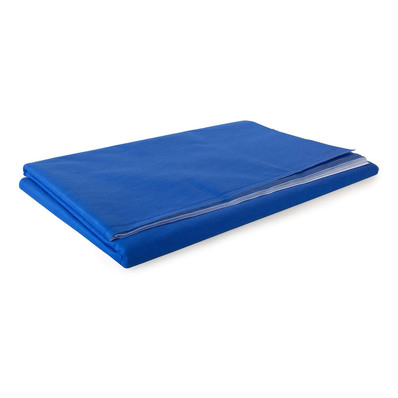 McKesson Sterilization Wrap White / Blue 48 X 48 Inch Dual Layer SMS Polypropylene | SurgiMac Dental Supply