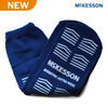 Slipper Socks McKesson Unisex Adult Bariatric / X-Wide Double Tread Single Patient Use Royal Blue