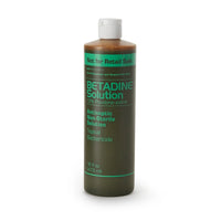 Skin Prep Solution Betadine 16 oz. Bottle 10% Strength Povidone-Iodine NonSterile