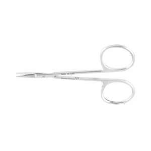 Miltex 4" Iris straight surgical scissors with a smooth blade and sharp tips | SurgiMac Dental Supply