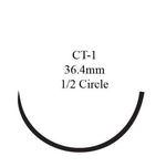 PDS™ II Polydioxanone CT-1 1/2 Circle Taper Point Needle Size 0 Monofilament | SurgiMac Dental Supply
