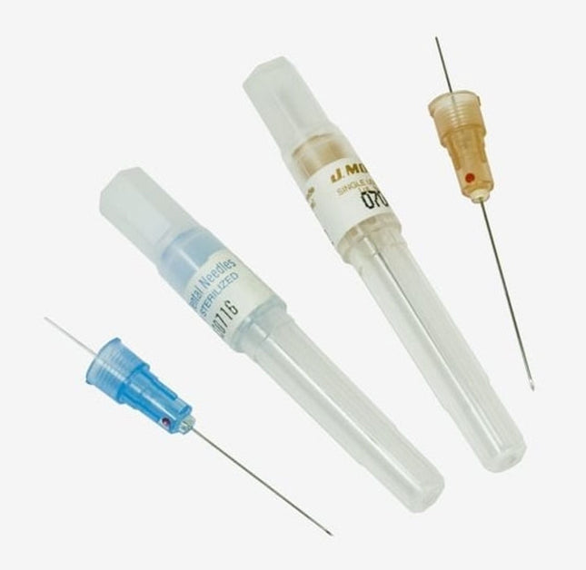 J. Morita | Dental Needle, Plastic Hub, Sterile, 30G, Long, 100/bx | 20-30GL