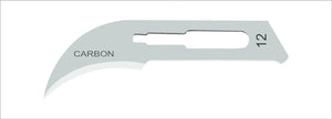 #12 Sterile Carbon Steel Surgical Scalpel Blade | MacCut by SurgiMac | Box of 100 MC-10-5212