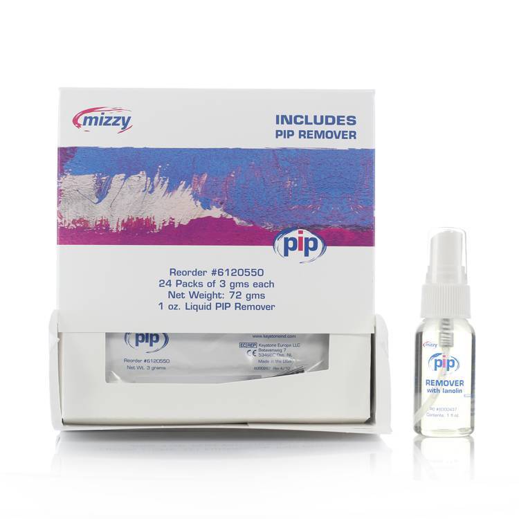 Pressure Indicator Paste (PIP) Packets, Remover and Brush, 24/Pkg | SurgiMac Dental Supply