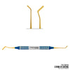 SurgiMac #2 Goldstein Flexi-Thin Composite, 2.5mm/_1.8mm, Blue Handle, Gold(TiN) tips, Double-Ended, Stainless Steel, Air Series, 1/Pk
