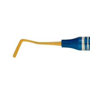 SurgiMac #4 Goldstein Flexi-Thin Composite Instrument, Blue Handle, Gold (TiN) Tips, Restorative Instruments, Stainless Steel, Air Series, 1/Pk | SurgiMac Dental Supply