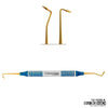 SurgiMac #6 Goldstein Flexi-Thin Composite, 2.2mm/_2.0mm, Blue Handle, Gold Tips, Restorative Instruments, Stainless Steel, Air Series, 1/Pk