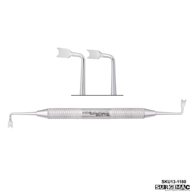 SurgiMac Flashing Crown Remover, Double Ended, Stainless Steel, Air Series, 1/Pk