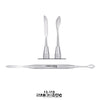SurgiMac Laboratory Waxing Spoon and Spatula, Double-Ended, Stainless Steel, Air Series, 1/Pk