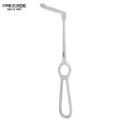 SurgiMac 8" Surgical Retractor, Upward Curved, Stainless Steel, Eco Series, 1/Pk