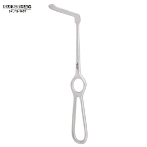 SurgiMac 8" Surgical Retractor, Upward Curved, Stainless Steel, Eco Series, 1/Pk | SurgiMac Dental Supply