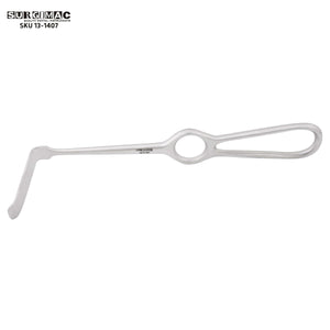SurgiMac 8" Surgical Retractor, Upward Curved, Stainless Steel, Eco Series, 1/Pk | SurgiMac Dental Supply