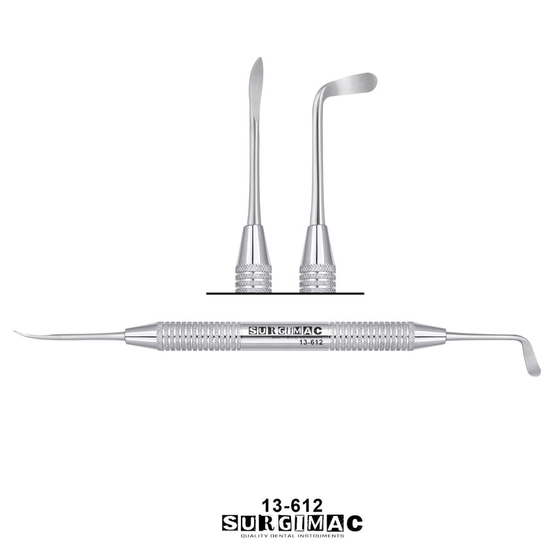SurgiMac 12S Bennett Periosteal, Double-Ended, Stainless Seel, Air Series, 1/Pk