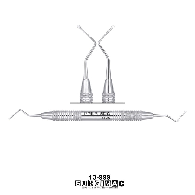 SurgiMac GF-9 Goldman Fox Knife, Double-Ended, Stainless Steel, Air Series, 1/Pk