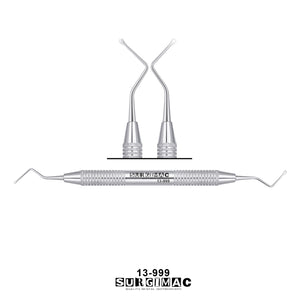 SurgiMac GF-9 Goldman Fox Knife, Double-Ended, Stainless Steel, Air Series, 1/Pk