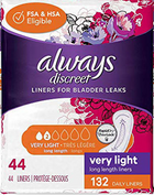 Procter & Gamble | Always Discreet Liner, L2 Light, Long, 5.4x Sioc, 132/cs | 3700092724