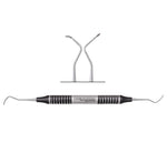 SurgiMac #13/14 McCall Curette, Black Handle, Double-Ended, Stainless Steel, Air Series, 1/Pk | SurgiMac Dental Supply