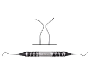 SurgiMac #13/14 McCall Curette, Black Handle, Double-Ended, Stainless Steel, Air Series, 1/Pk | SurgiMac Dental Supply