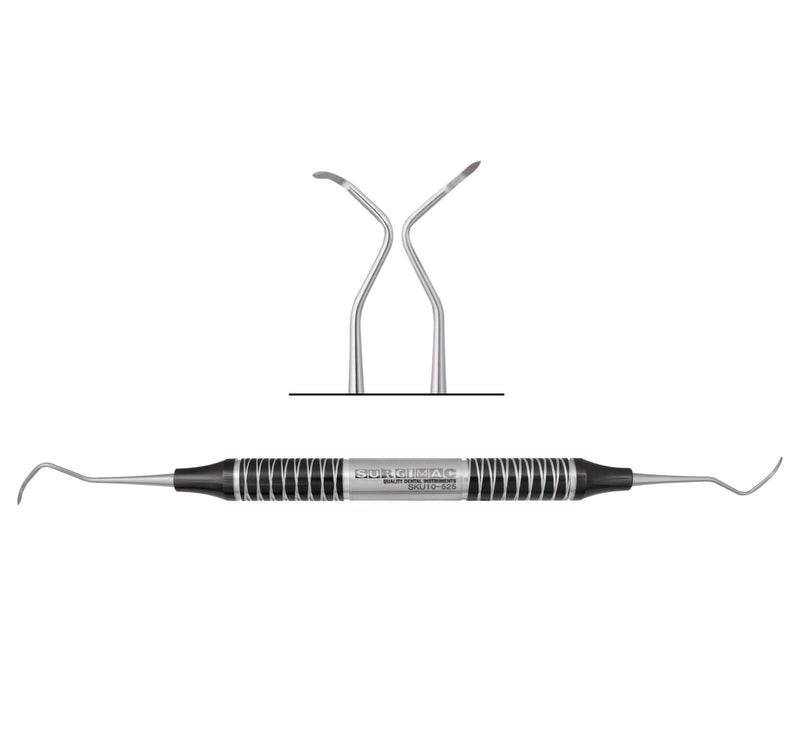 SurgiMac #13/14 McCall Curette, Black Handle, Double-Ended, Stainless Steel, Air Series, 1/Pk | SurgiMac Dental Supply