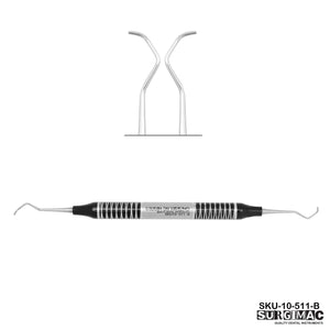SurgiMac #13/14 Columbia University Curette, Double-Ended, Stainless Steel, Air Series, 1/Pk | SurgiMac Dental Supply