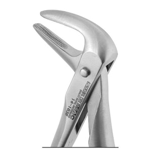 SurgiMac #74 Extracting Forceps, Lower Incisor, Serrated tips, Canine, Premolar and Root, Stainless Steel, Air Series, 1/pk