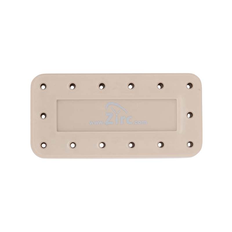 14 Hole White, Magnetic Bur Block with Microban | SurgiMac Dental Supply