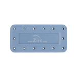 14 Hole White, Magnetic Bur Block with Microban | SurgiMac Dental Supply