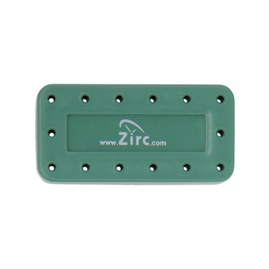 14 Hole White, Magnetic Bur Block with Microban | SurgiMac Dental Supply