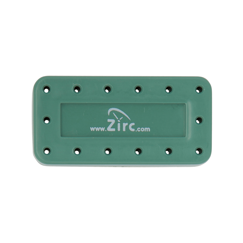 14 Hole White, Magnetic Bur Block with Microban | SurgiMac Dental Supply