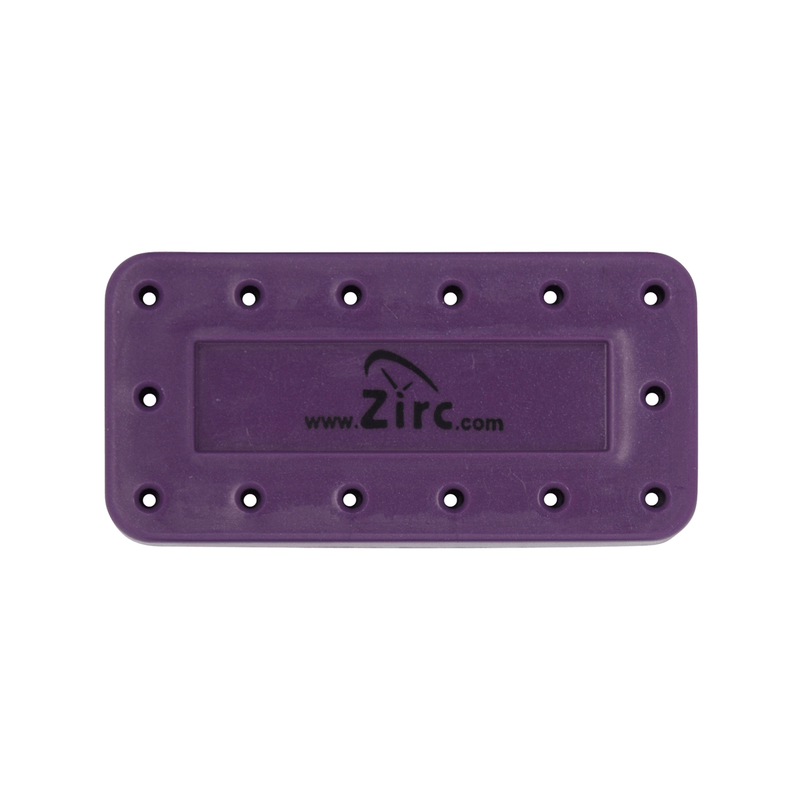 14 Hole White, Magnetic Bur Block with Microban | SurgiMac Dental Supply